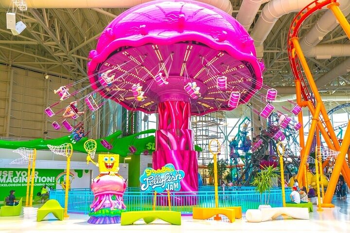 Nickelodeon Universe -- the largest indoor theme park in North